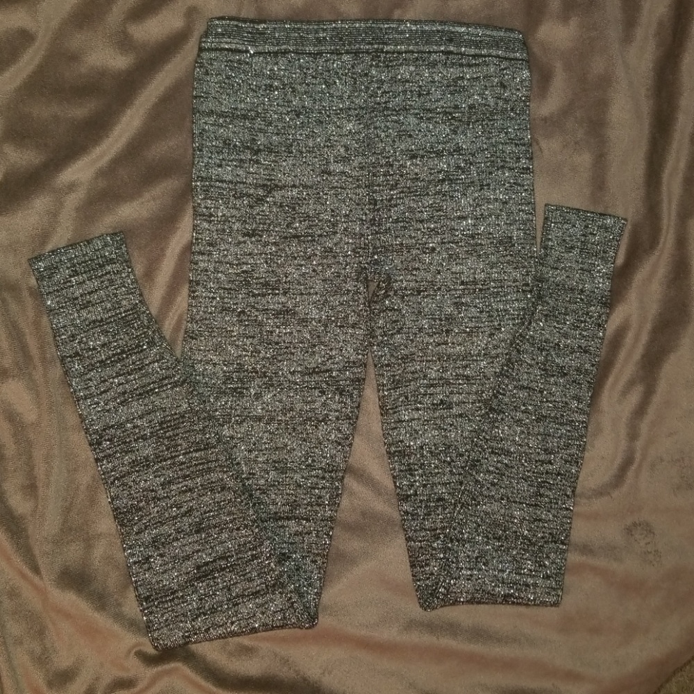 Legging metallic spandex